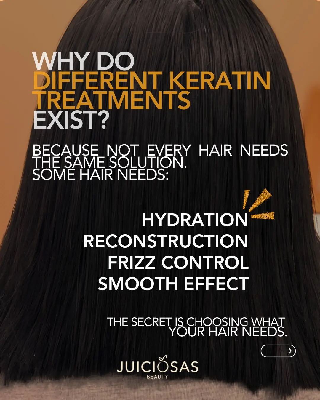 Keratin treatments for hydration reconstruction and frizz control