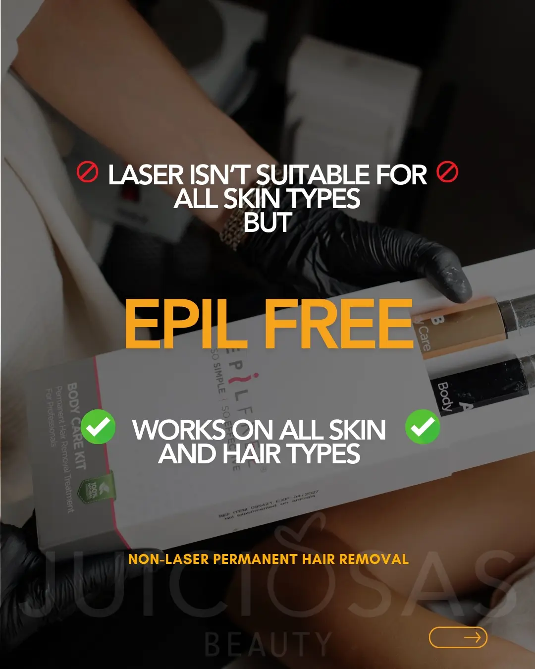 EpilFree non-laser hair reduction at Juiciosas Beauty in Sliema Malta