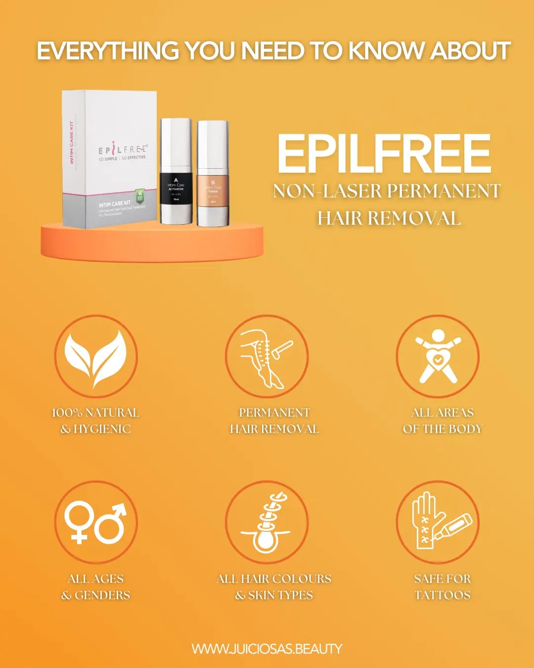 Benefits of EpilFree non-laser hair reduction
